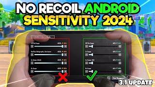 Best Customised 2024 Zero Recoil Sensitivity for Android & IOS  Update 3.1 BGMI & PUBG MOBILE