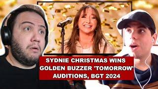 Sydnie Christmas wins GOLDEN BUZZER with Tomorrow Auditions BGT 2024  TEACHER PAUL REACTS