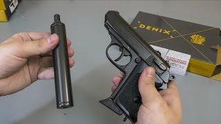 Макет вальтера с глушителем Denix D7 1311 Walther PPK