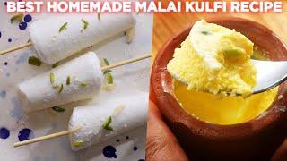 Best Homemade Malai Kulfi Recipe  Easy Summer kulfi recipe  kulfi ice cream recipe