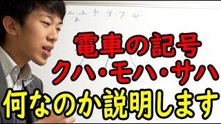 【やさしい鉄道講座シリーズ#4】「クハ」って何？ 車両の形式名の意味を説明します 1215-講座3