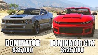 GTA 5 Online - DOMINATOR vs DOMINATOR GTX $35000 vs $725000