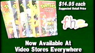 Teenage Mutant Ninja Turtles Home Videos 1990 Promo VHS Capture
