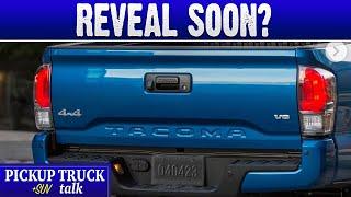 New Teaser Image 2024 Toyota Tacoma Reveal Date Shown?