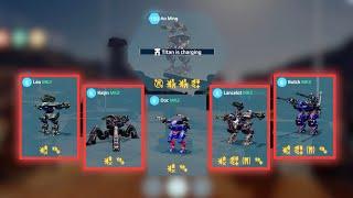 War Robots Tier II Robots are Back  Raijin Butch Fury Leo & Ao Ming  WR Gameplay