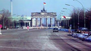 Berlin in 1969 60FPS HD Berlin Wall & the Death Strip Brandenburg Gate in the 1960s