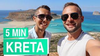 Kreta in 5 Minuten  An der Küste von Heraklion bis Chania