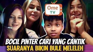 Bocil Pinter Cari Yang Cantik‼️ Suaranya Bikin Bule Meleleh  OmeTv International