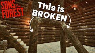 Fixing a Bunch of Broken Building Stuff - Sons of the Forest Gameplay S1E17