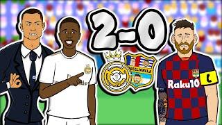 El Clasico - Real Madrid win 2-0 Feat Vinicius Mariano & Ronaldo Barcelona Goals Highlights