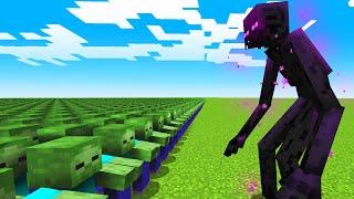 1000 Zombies vs Mutant Enderman