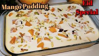 വിരുന്നുക്കാരെ നെട്ടിക്കാം അത്രക്ക് രുചിയാ Mango Bread Pudding Recipe#pudding#viral Eid Dessert