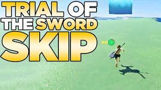 Trial of the Sword Skip in The Legend of Zelda Breath of the Wild  Austin John Plays