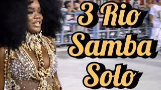 3 Rio SAMBA Solo Female Performances at Brazil SAMBADROME
