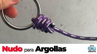 Cómo hacer un NUDO para ARGOLLAS ⭐⭐⭐ #nudos #knots