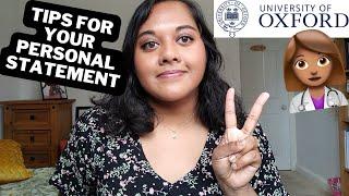 WRITE A PERSONAL STATEMENT IN 5 STEPS  OXFORD MED SCHOOL