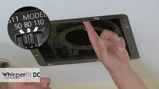 How to Install Panasonics WhisperFit DC Ventilation Fan