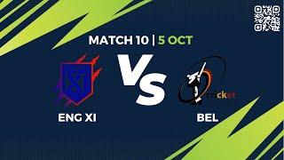 Match 10 - ENG XI vs BEL  Highlights  Dream11 European Cricket Championship Day 2  ECC21.082