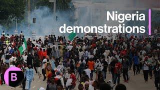 Nigeria Protests Tinubu Says Demonstrations Meant to Undermine the Government