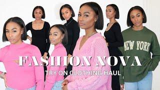 Fashion Nova Fall Try On Clothing Haul  Gabrielle Morris