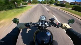 Exploring. Pure sound 900cc Triumph StreetSpeed Twin Bonneville.  #4k