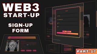 React Js SignUp Component  Building Web3 NFTs API Start-Up From Scratch  Part 17
