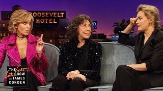 Lily Tomlin Has Advice for First-Time Puppy Owner Taylor Schilling