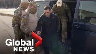US marine Trevor Reed released from Russian prison amid prisoner swap