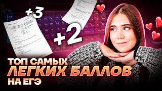 Топ самых лёгких баллов на ЕГЭ по химии  Умскул