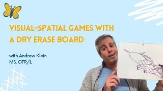 Visual Spatial Processing Games Using a Dry Erase Board