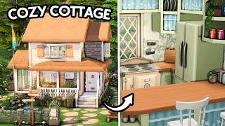 Small Cozy Cottage  The Sims 4 Speed Build   No CC