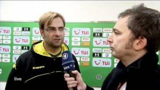 Hannover - BVB - Jürgen Klopp + Zeigler klären nach dem 0-4 schonungslos auf