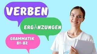 Verben und Ergänzungen. Глаголы и дополнения. B1-B2