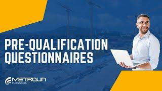 What Are Pre-Qualification Questionnaires? PQQ