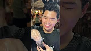 makan cumi hidup khas thailand pake tintanya #squidshot #mukbang #bangkok