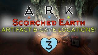 Cave and Artifact Locations  ARK SCORCHED EARTH  Where are all caves and artifacts?