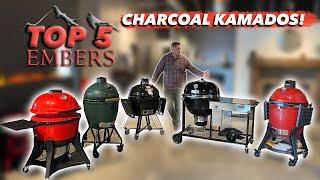 Top 5 Kamado Charcoal Grills Kamado Joe vs Big Green Egg vs Primo vs Weber