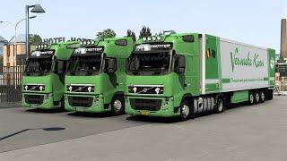 ETS2 1.47 Convoy Multiplayer VOLVO FH13 500 Brussel -Calais 