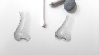 Burun Çizimi Ve Tonlama Nasıl Yapılır? Nose Drawing.