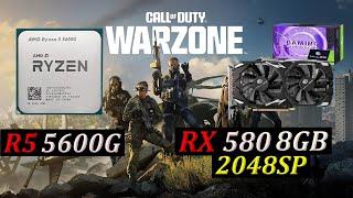 RYZEN 5 5600G + RX 580 8GB 2048SP - WARZONE 3.0 - SEASON 3 Competitive Settings 1080p