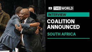 South African politics coalition government announced  The World