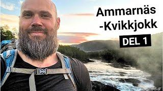 KUNGSLEDEN - Fjällvandring från Ammarnäs till Kvikkjokk DEL 110 DAG 1 Ammarnäs-Rävfallet