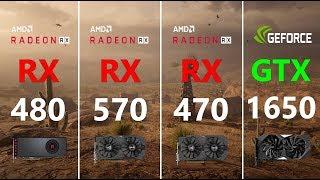 RX 480 vs RX 570 vs RX 470 vs GTX 1650 Test in 7 Games