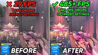How To Boost FPS Fix FPS Drops in Valorant Episode 8 Act 3 Valorant Low End PC Fix Lag 2024