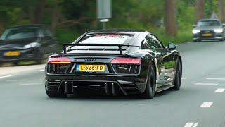 Sports & Supercars Accelerating 1200HP Twin Turbo R8 1000HP Challenger 684HP Golf 7R Aventador