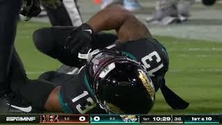 Christian Kirk injured on catch