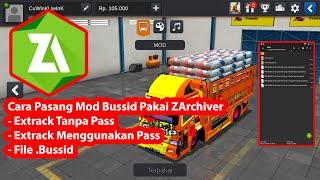 Cara Pasang Mod Bussid Pakai Zarchiver Truck Canter Anti Gosip