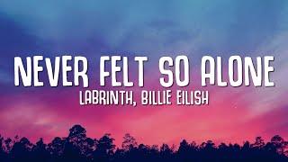 Labrinth Billie Eilish - Never Felt So Alone Lyrics