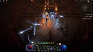 Diablo 4. Season 3 Pure Arc Lash Sorcerer final version vs Uber Lilith 1.3.1