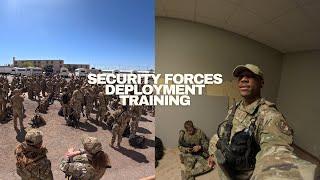 AIR FORCE Security Forces Deployment Training VLOG RAW + UNEDITED 27 DAYS